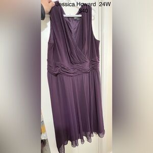 Purple semi/formal dress 24W